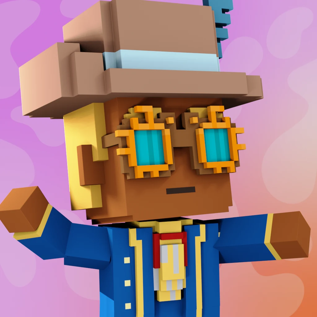 Pirate #705 voxel render