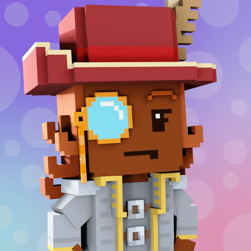 Pirate #7050 voxel render