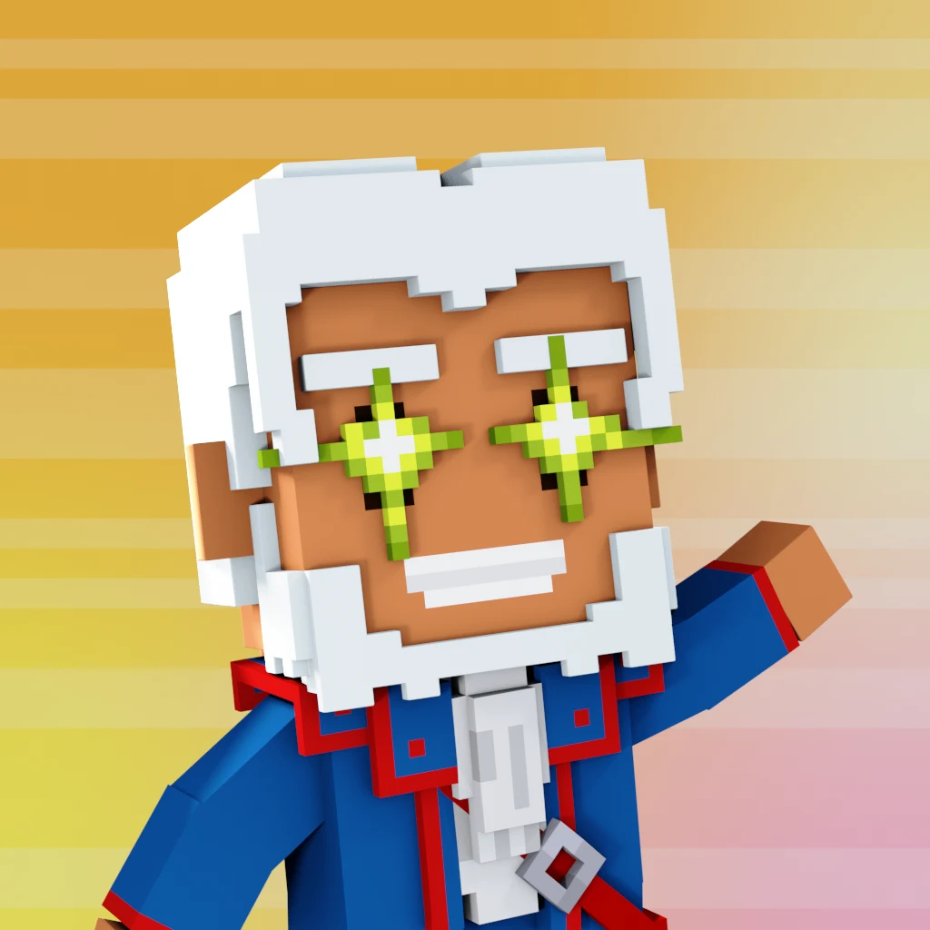 Pirate #7052 voxel render