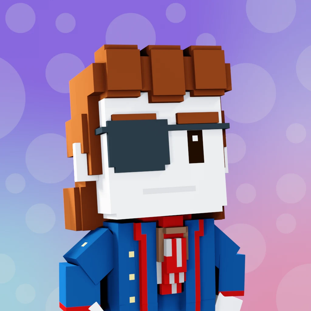 Pirate #7054 voxel render