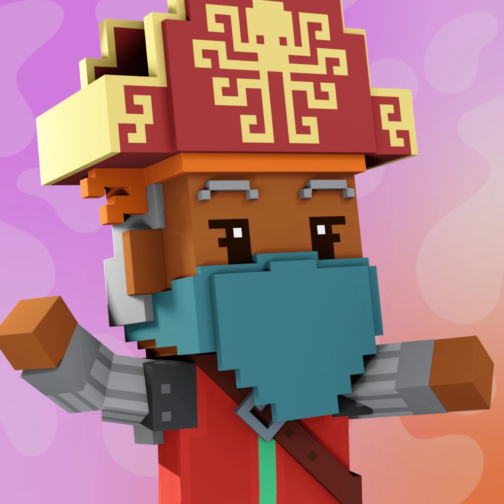 Pirate #7057 voxel render