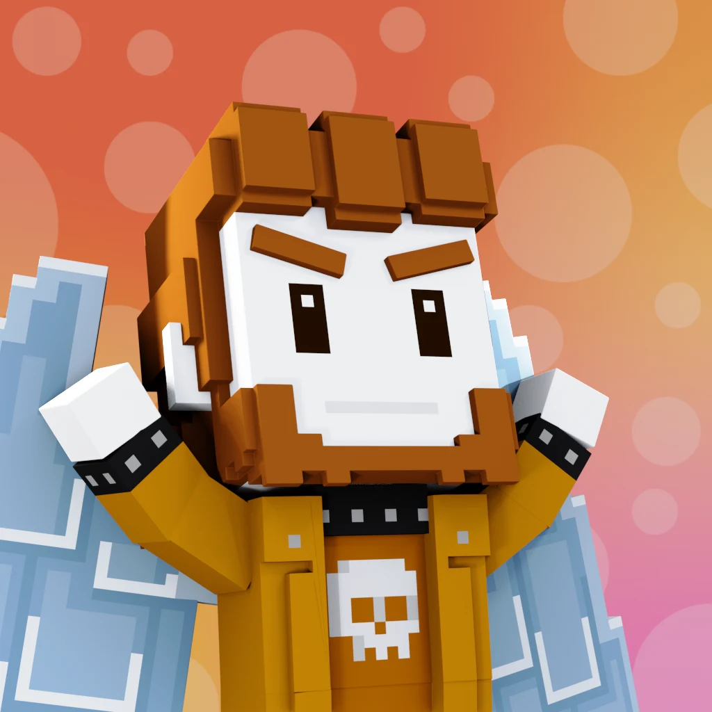 Pirate #7059 voxel render