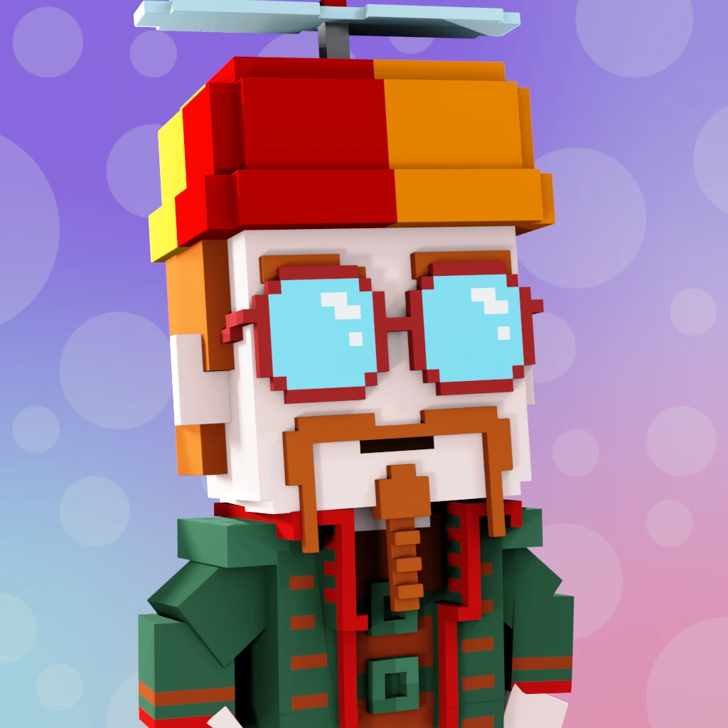 Pirate #706 voxel render