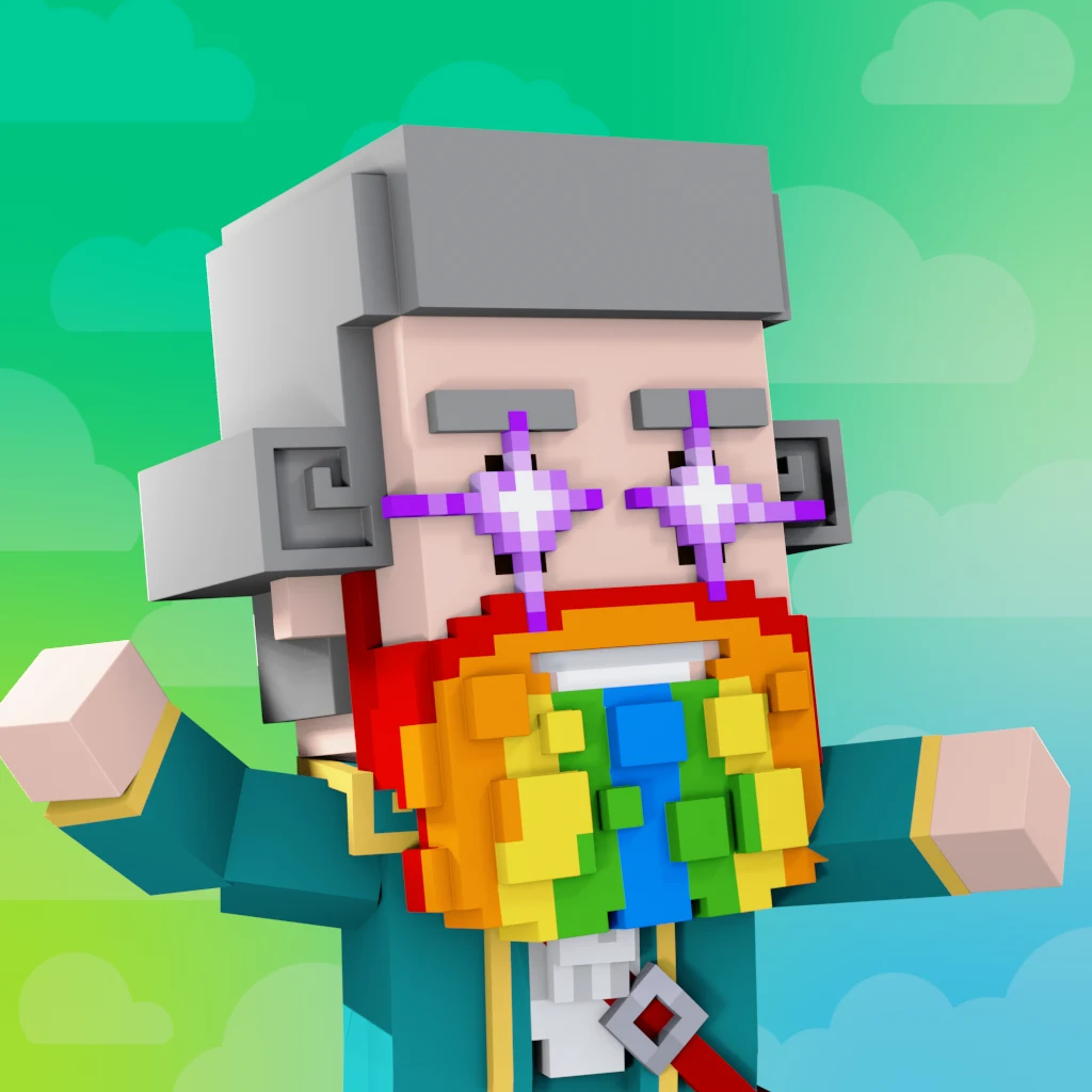 Pirate #7060 voxel render