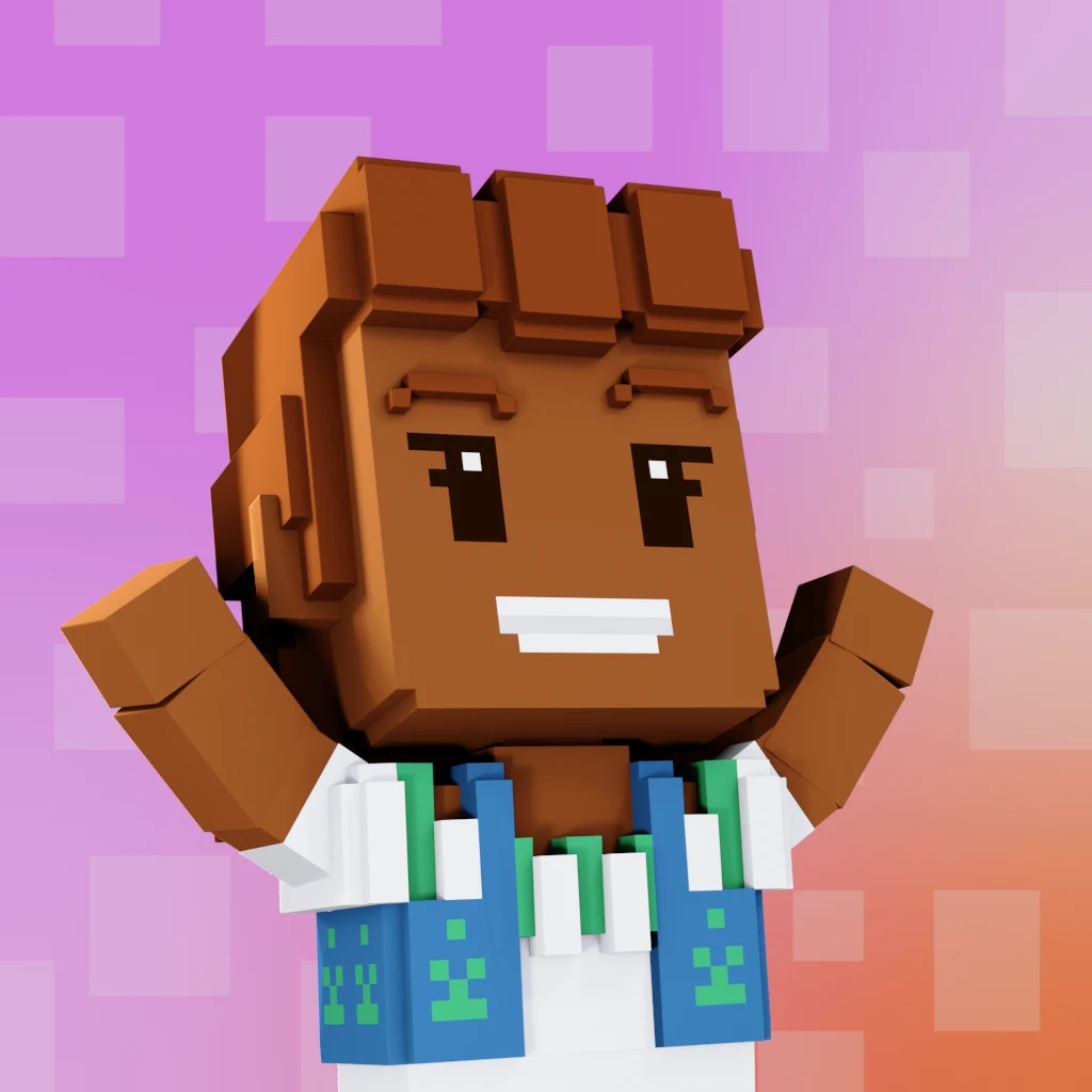 Pirate #7061 voxel render