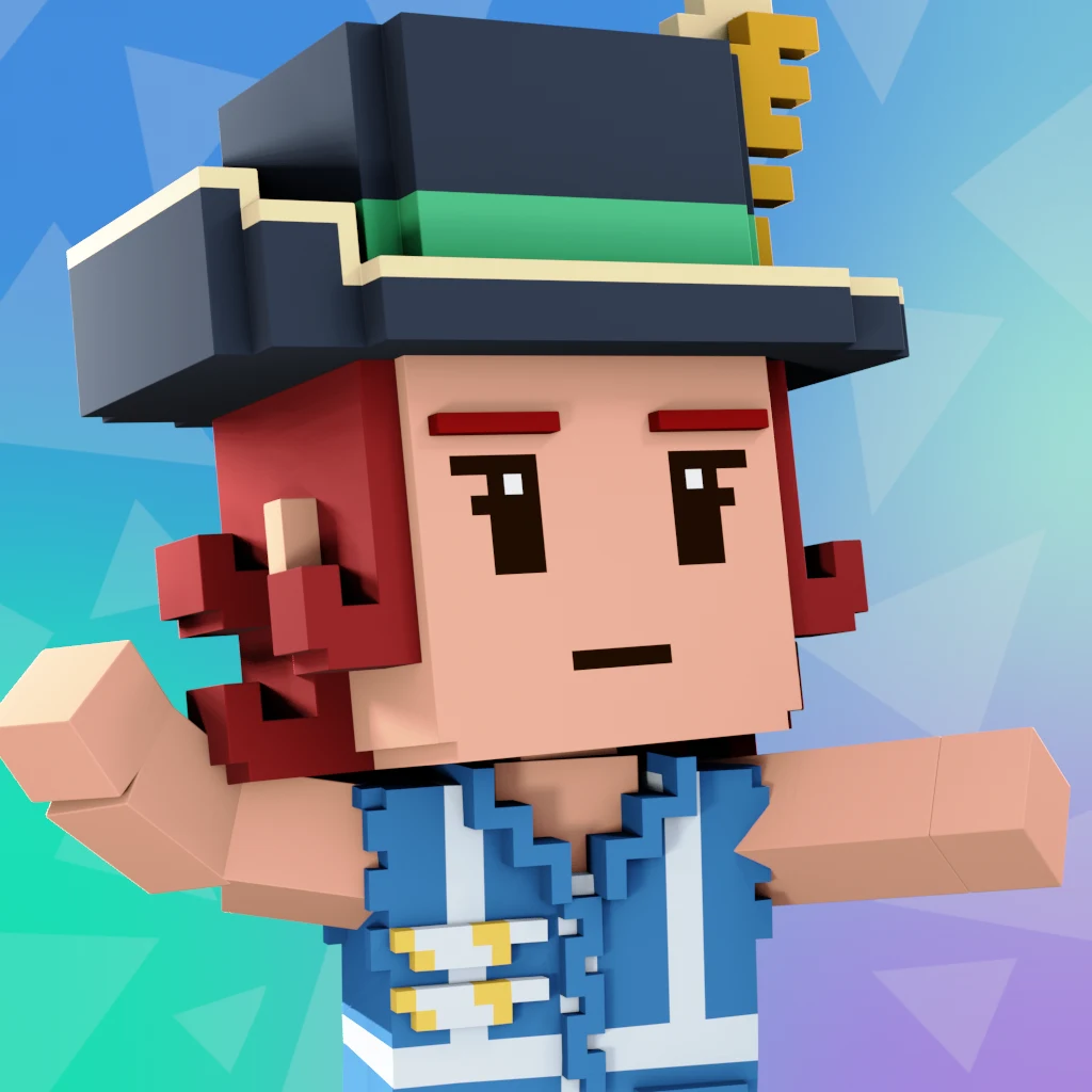 Pirate #7062 voxel render
