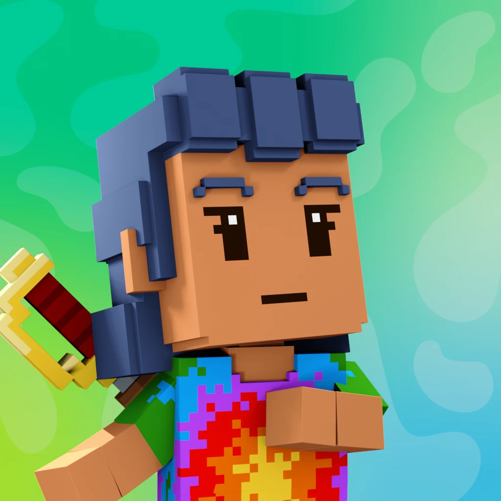 Pirate #7063 voxel render