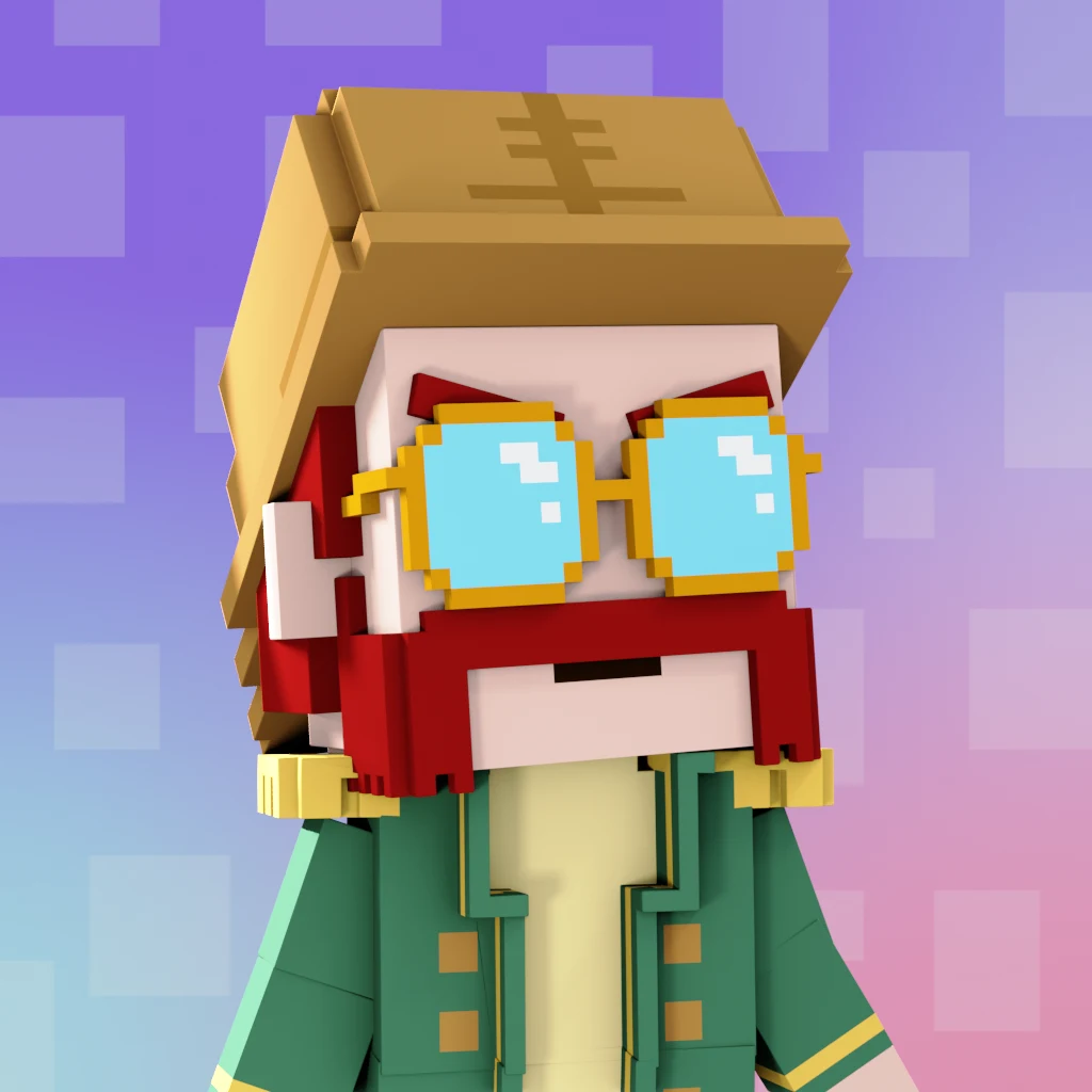 Pirate #7065 voxel render