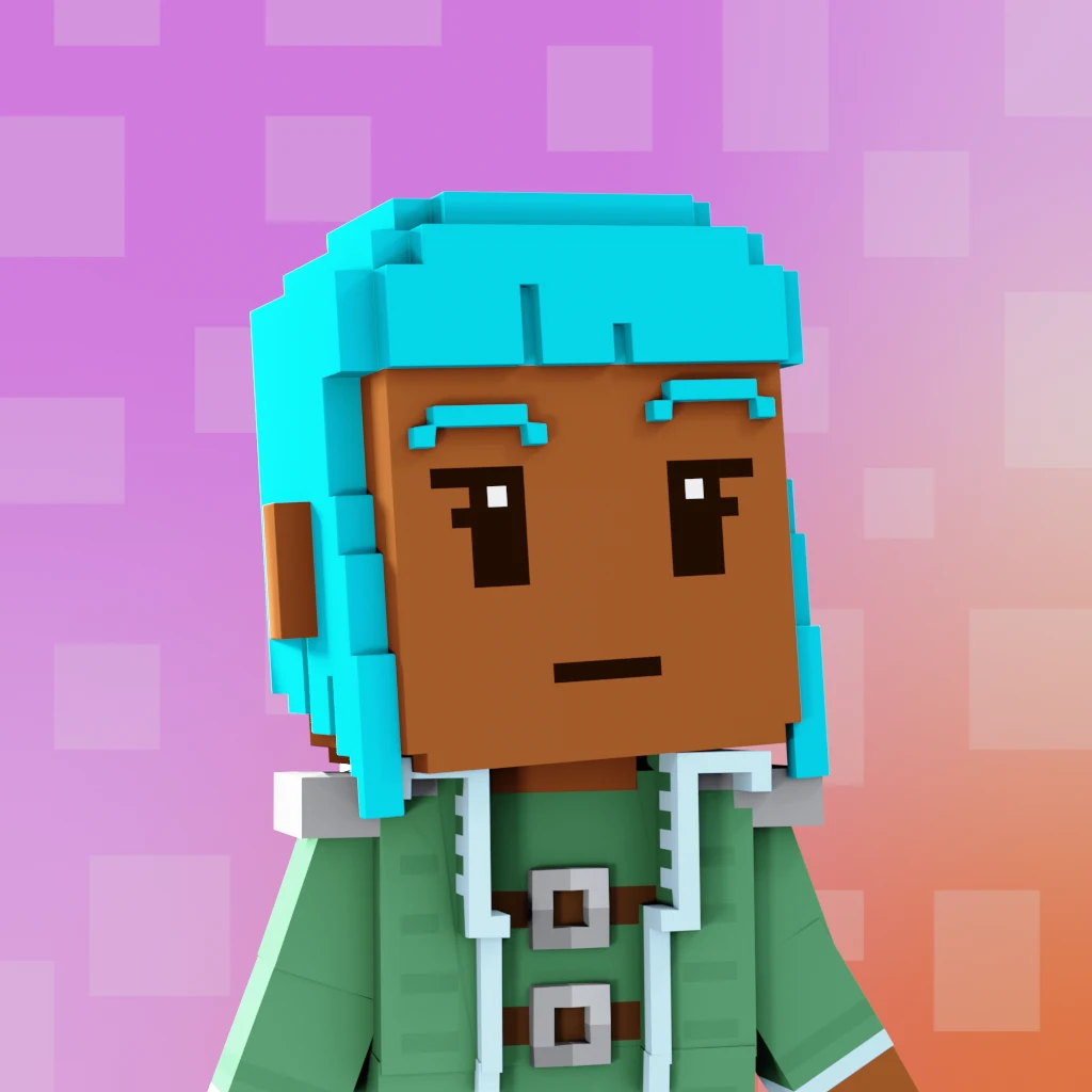 Pirate #7066 voxel render