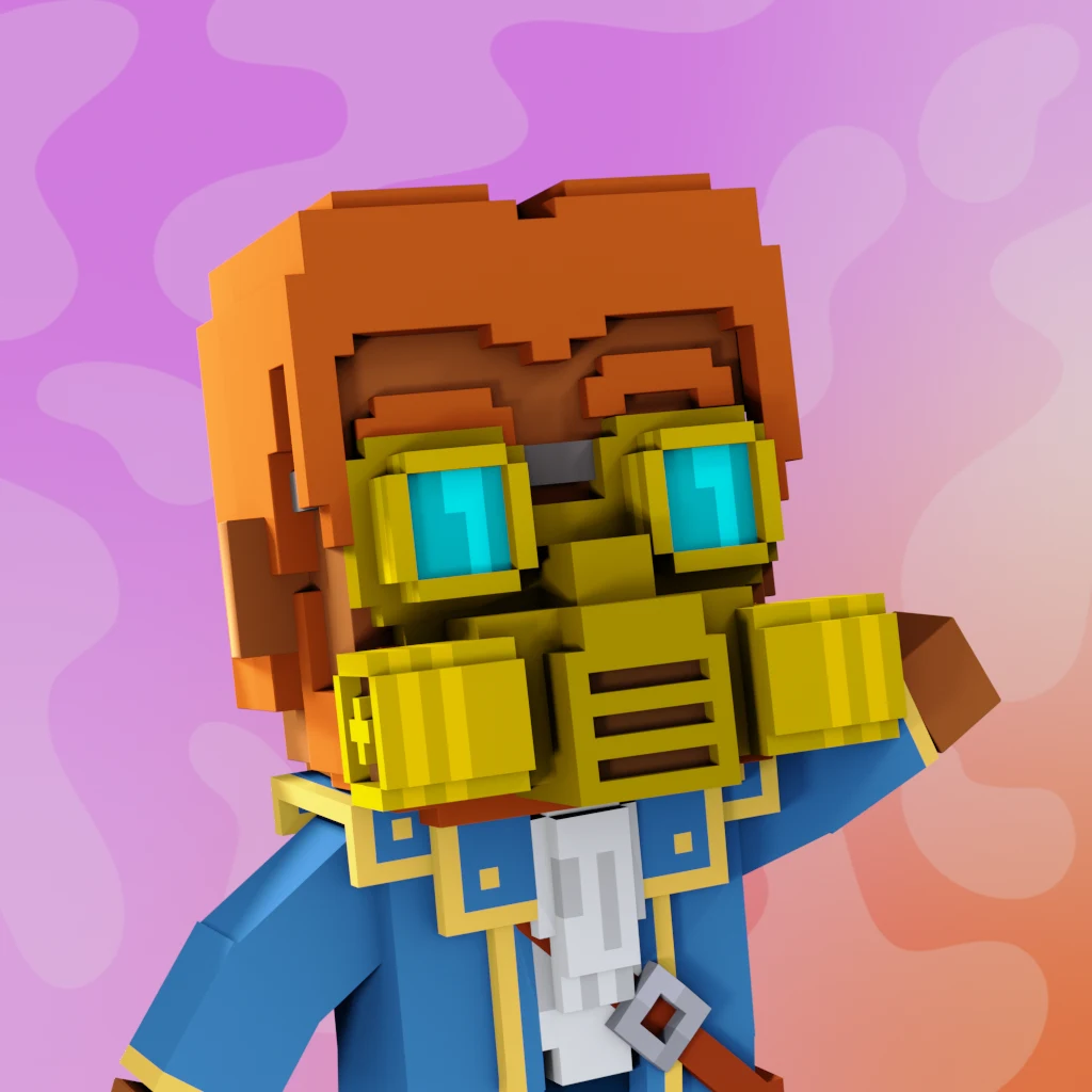 Pirate #7067 voxel render