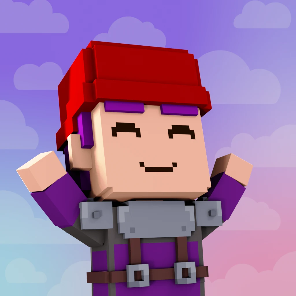 Pirate #7068 voxel render