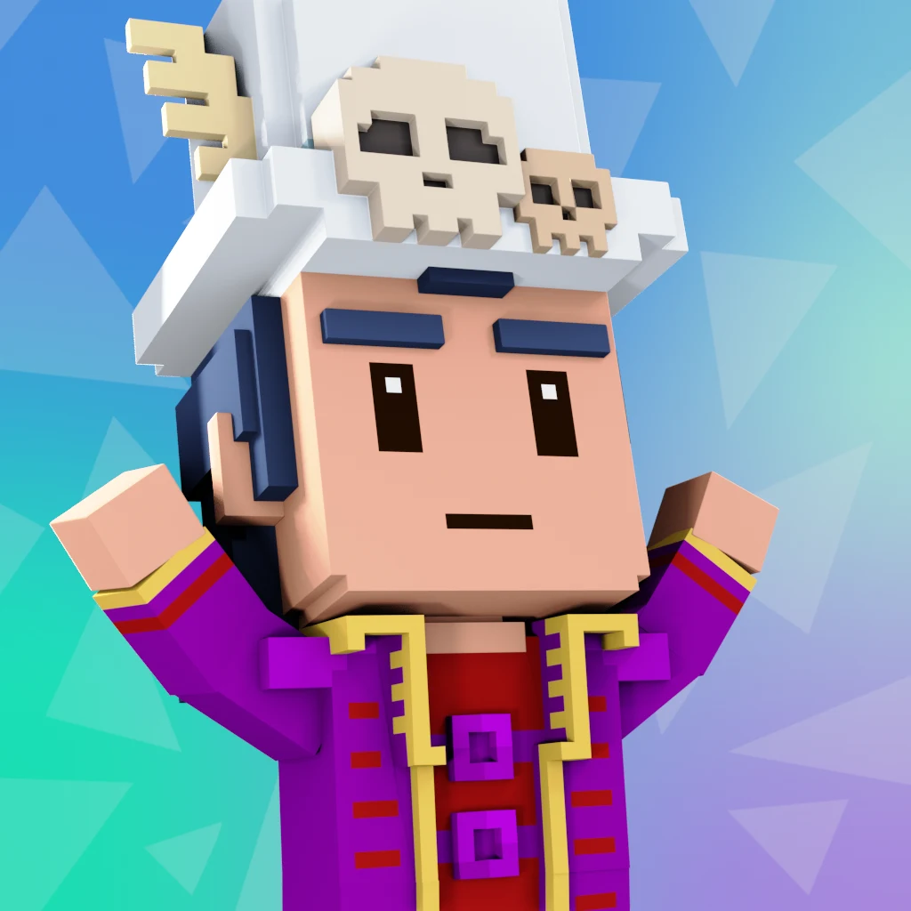 Pirate #7071 voxel render