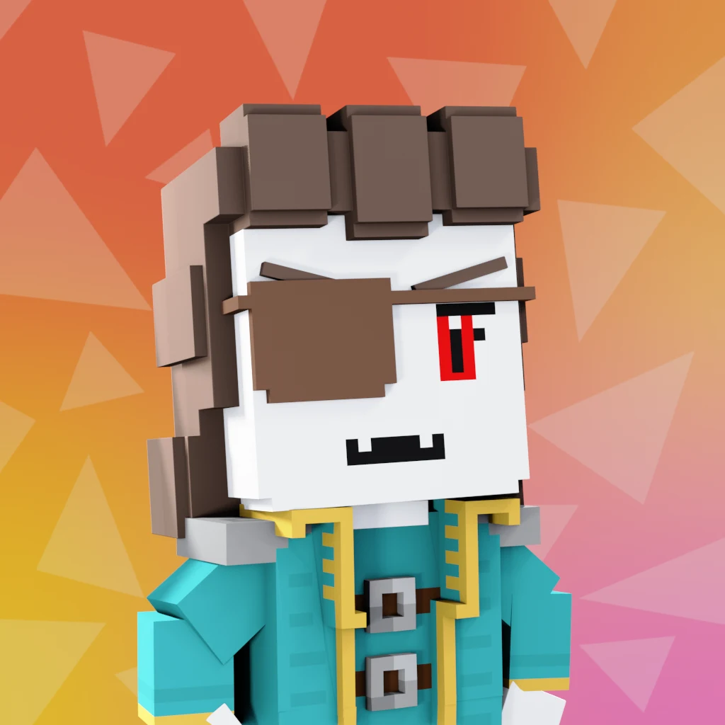 Pirate #7073 voxel render