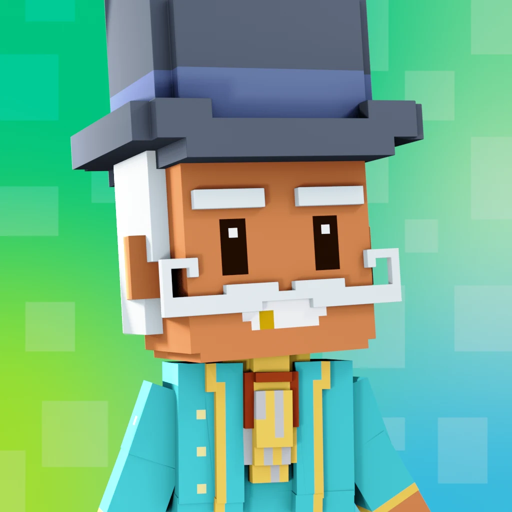 Pirate #7076 voxel render