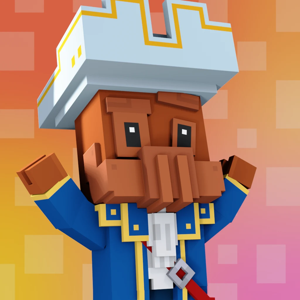 Pirate #7079 voxel render