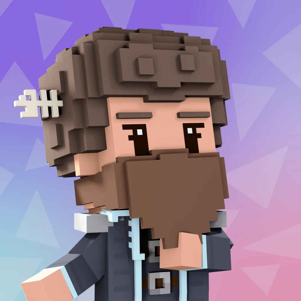 Pirate #7080 voxel render