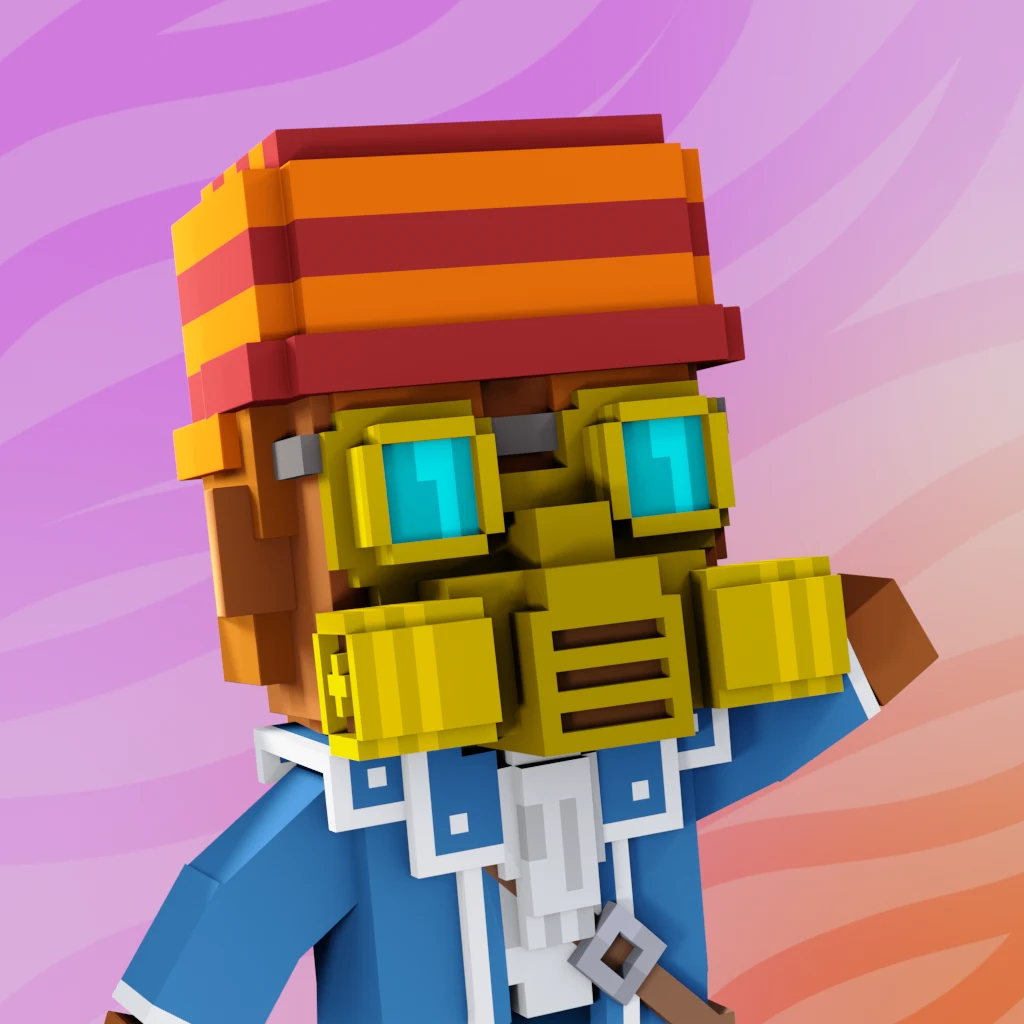 Pirate #7083 voxel render