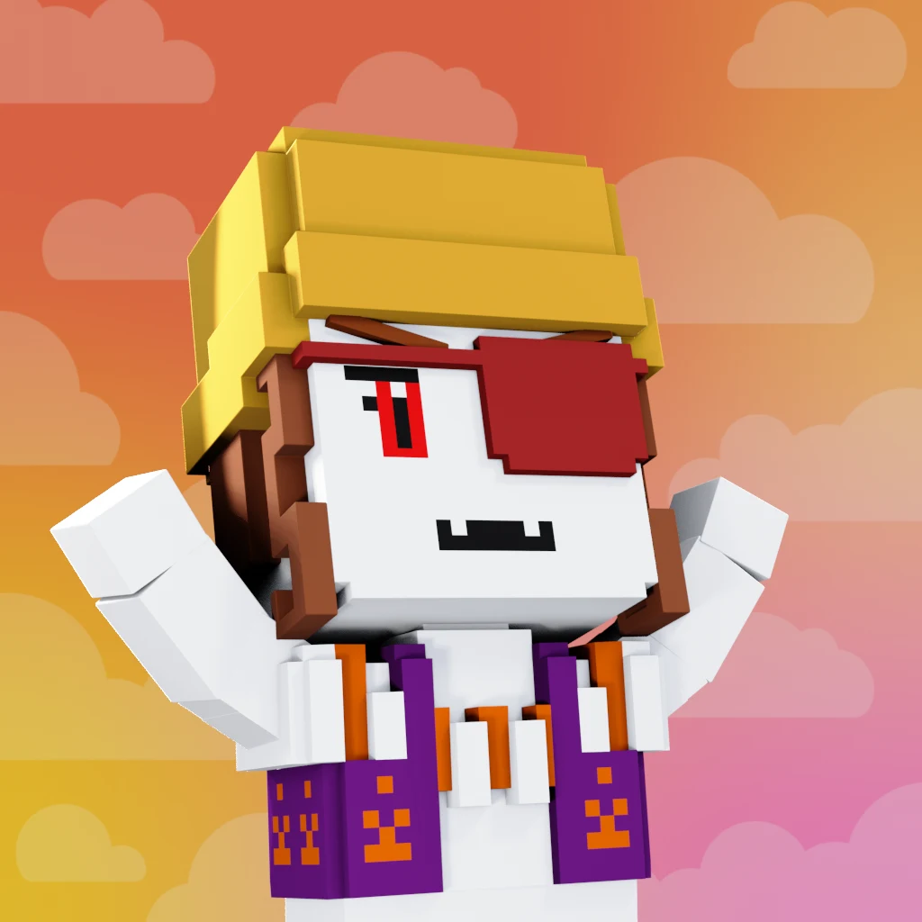 Pirate #7085 voxel render