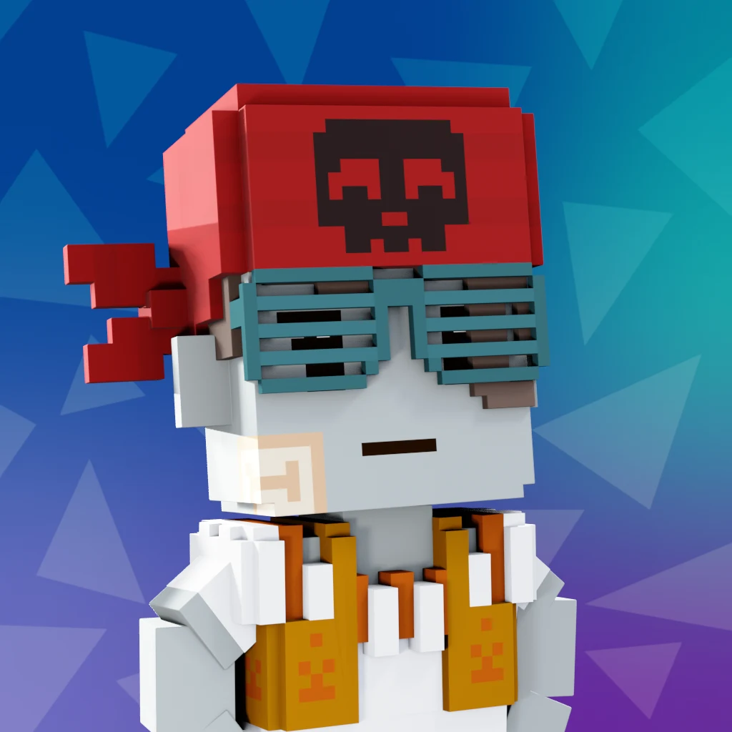 Pirate #709 voxel render
