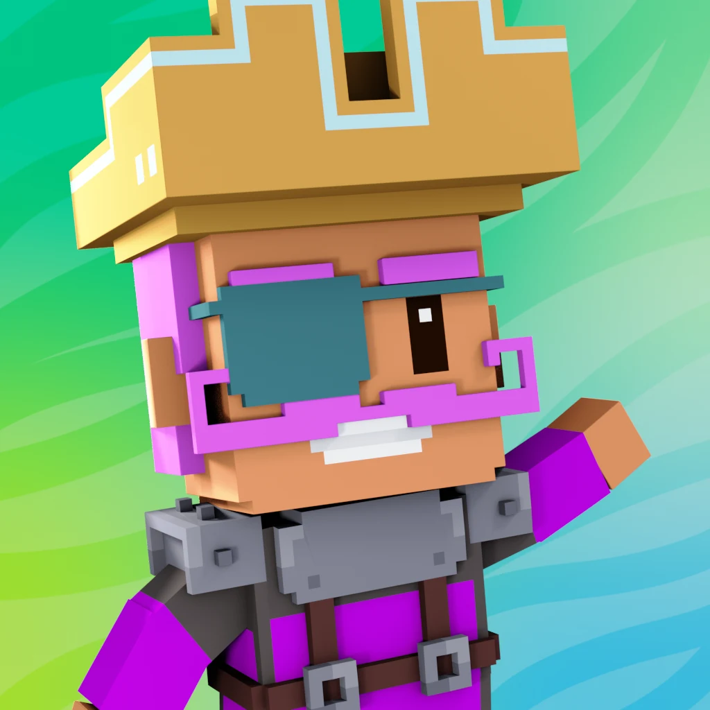 Pirate #7092 voxel render