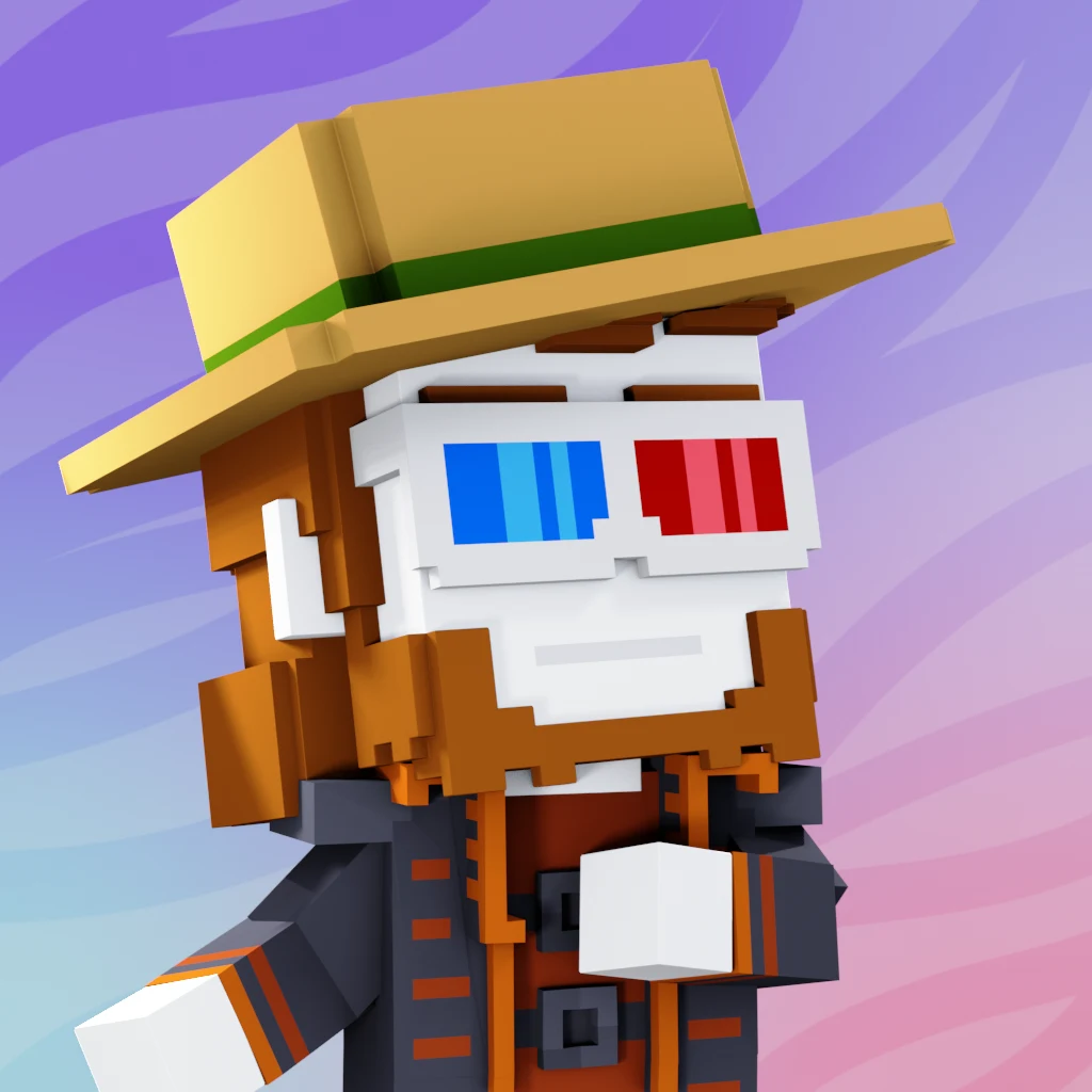 Pirate #7093 voxel render