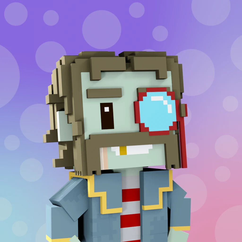 Pirate #7094 voxel render