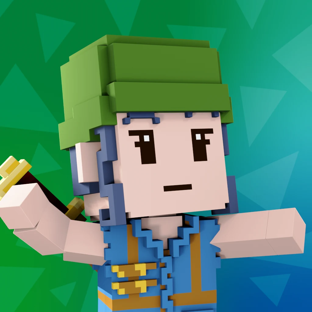 Pirate #7095 voxel render