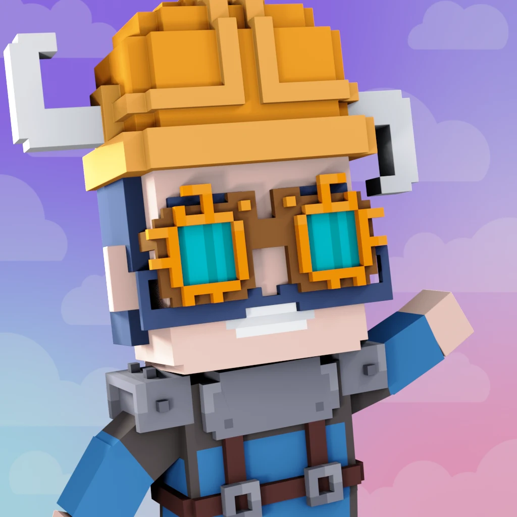 Pirate #7096 voxel render