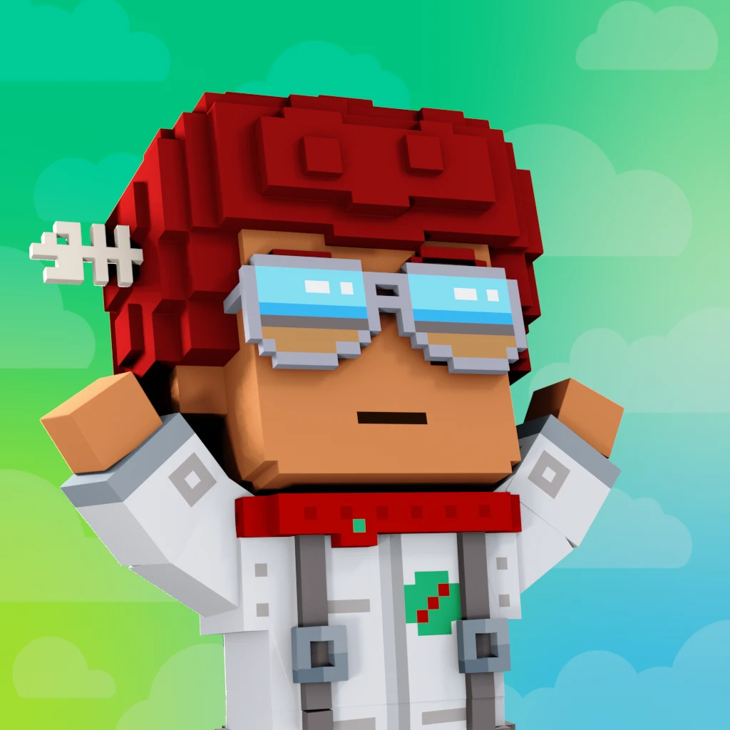 Pirate #7098 voxel render
