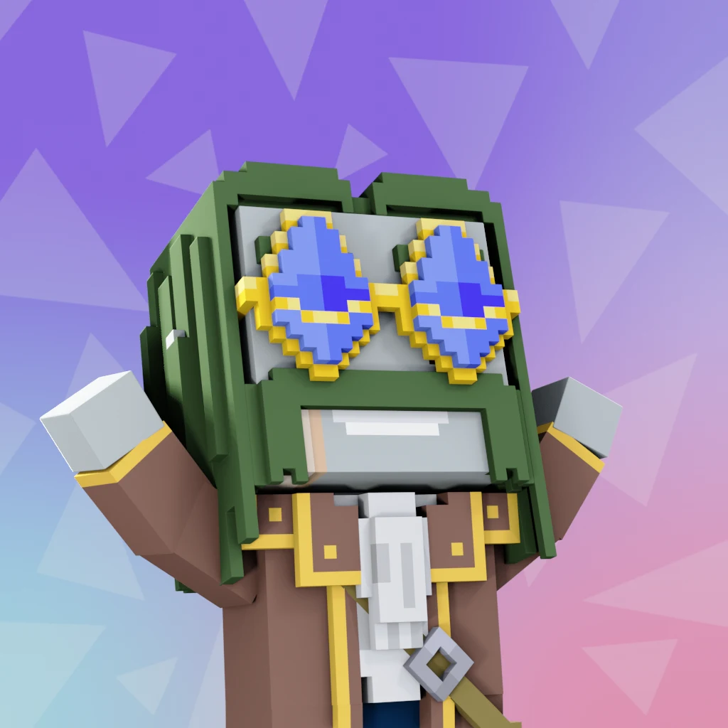 Pirate #7099 voxel render