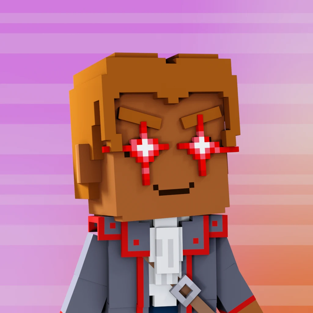 Pirate #71 voxel render