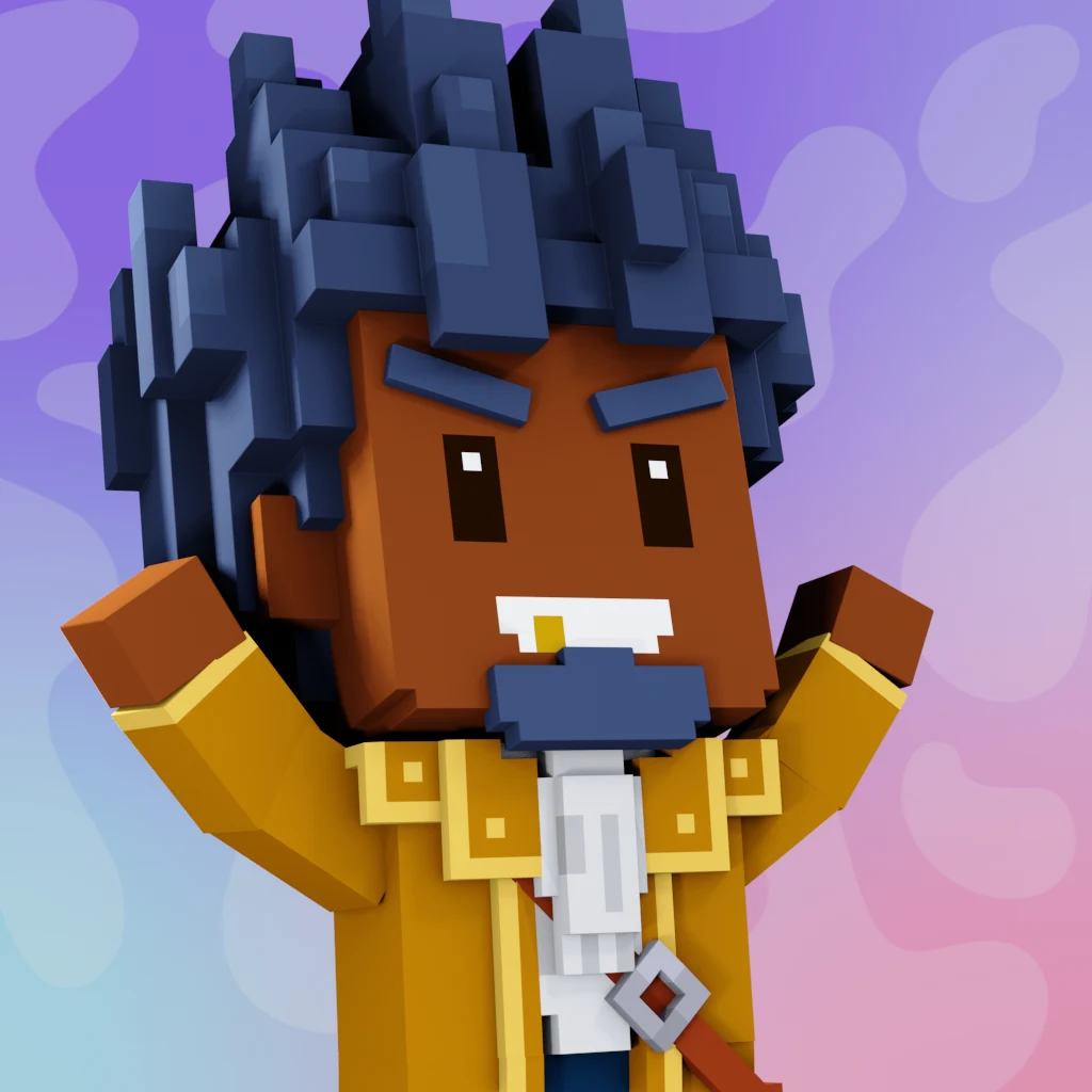 Pirate #7101 voxel render