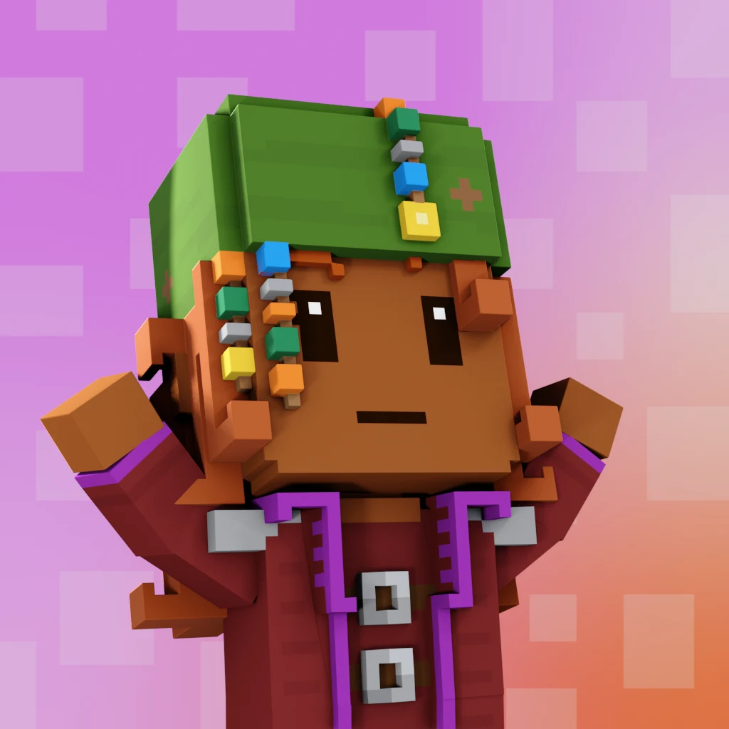 Pirate #7103 voxel render