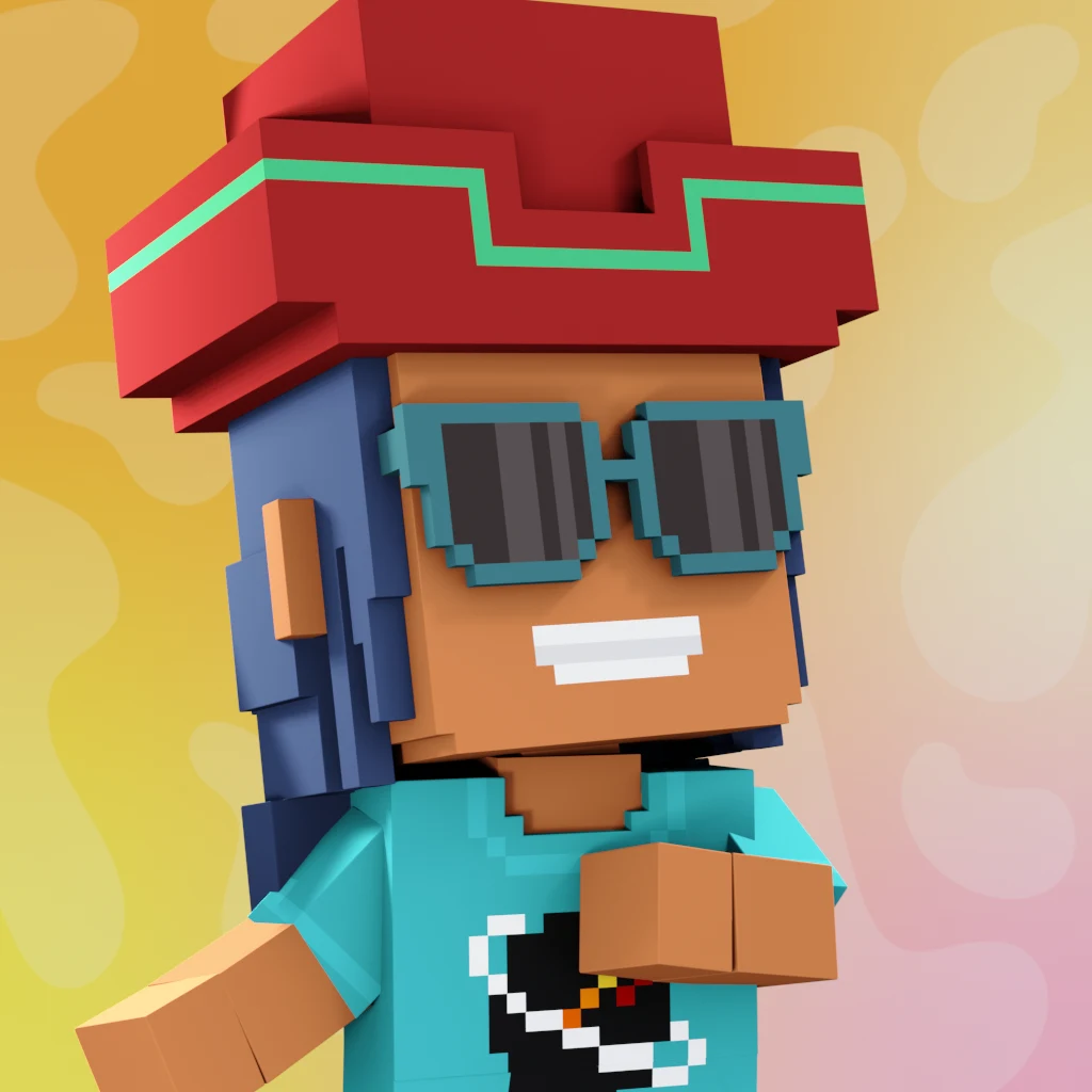 Pirate #7106 voxel render
