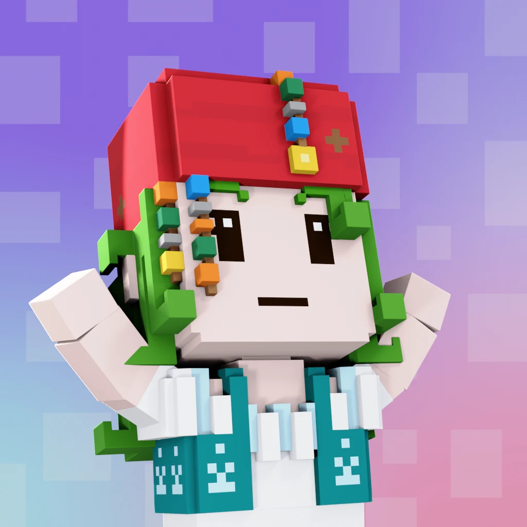 Pirate #7108 voxel render
