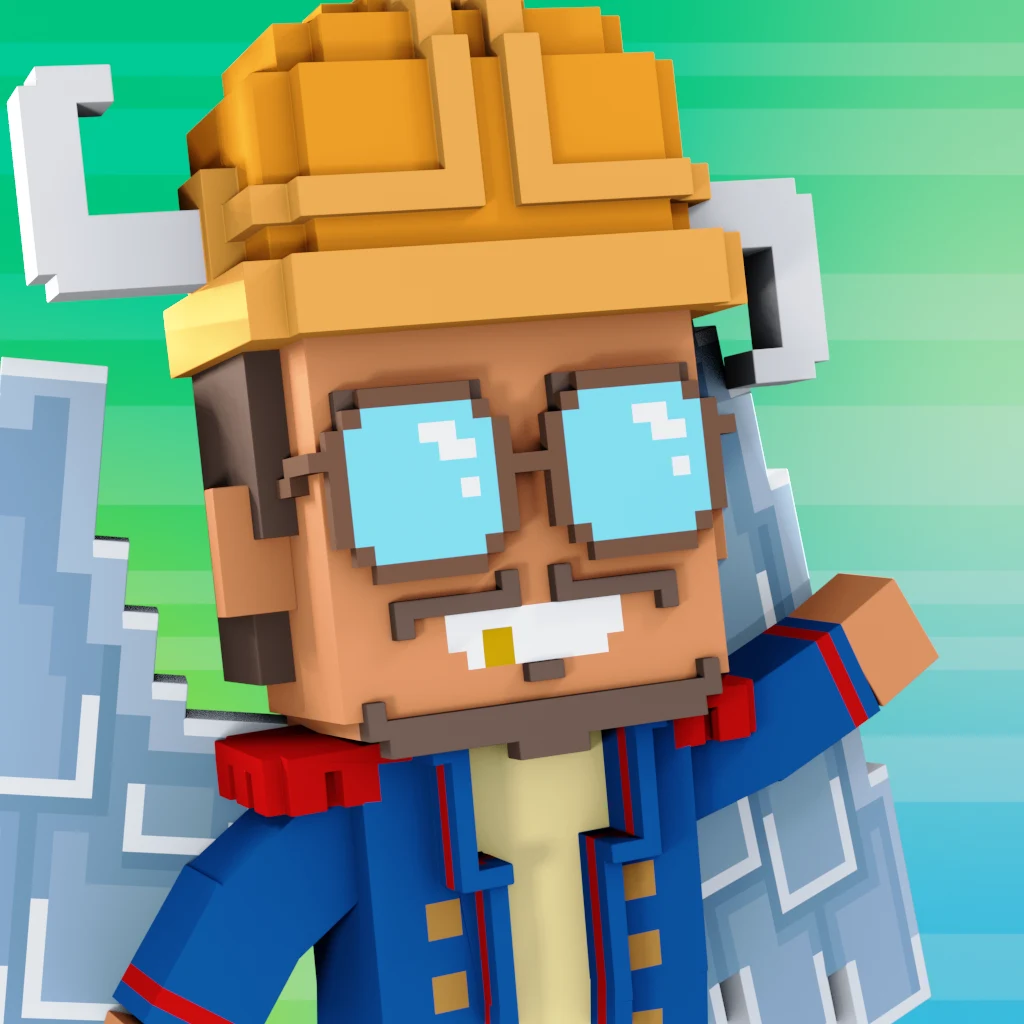 Pirate #711 voxel render