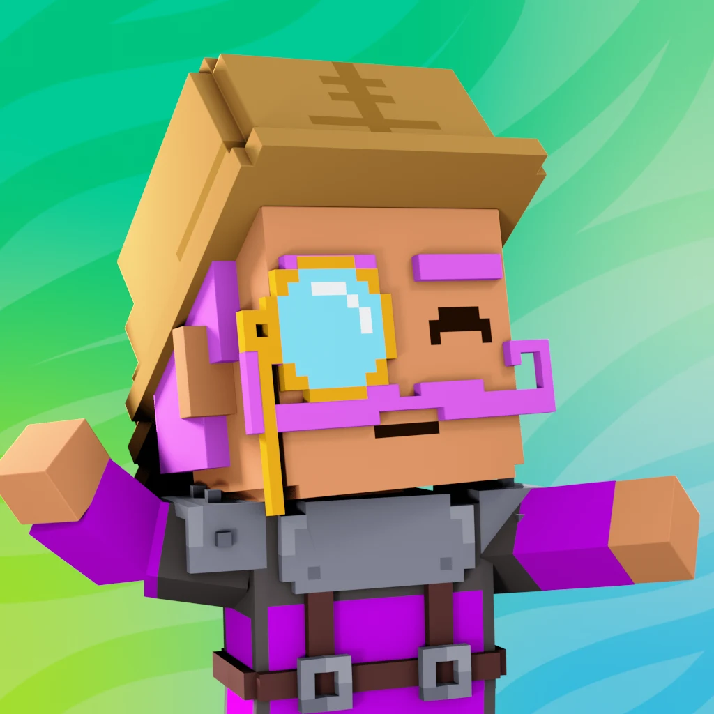Pirate #7111 voxel render