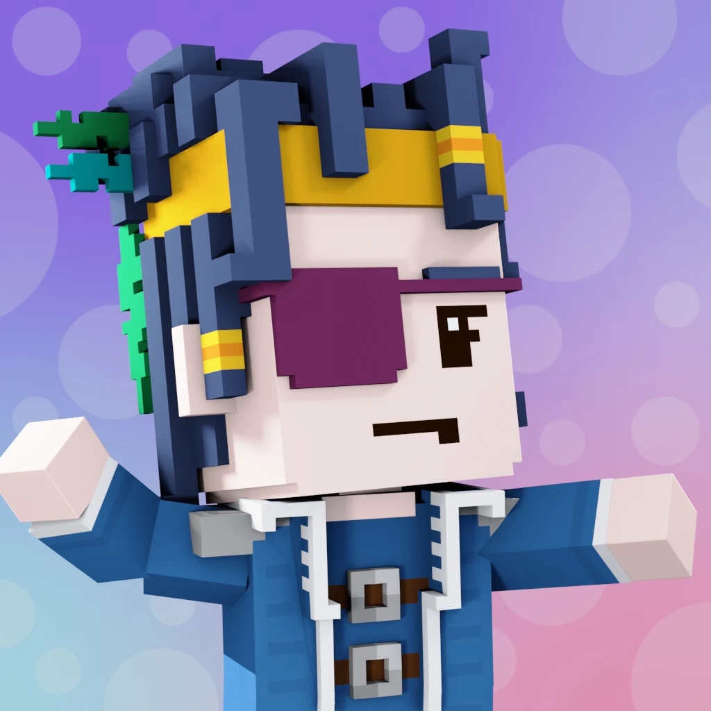 Pirate #7117 voxel render
