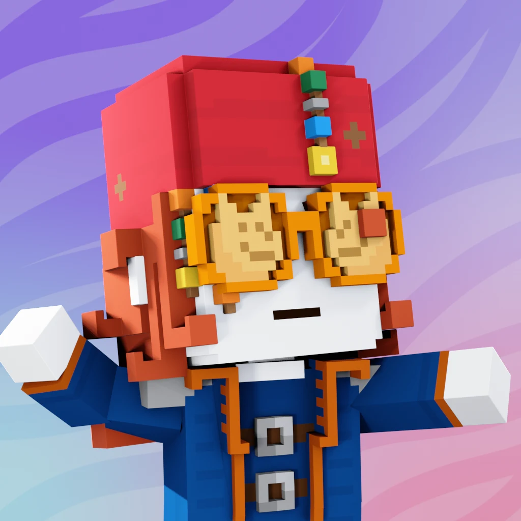 Pirate #712 voxel render