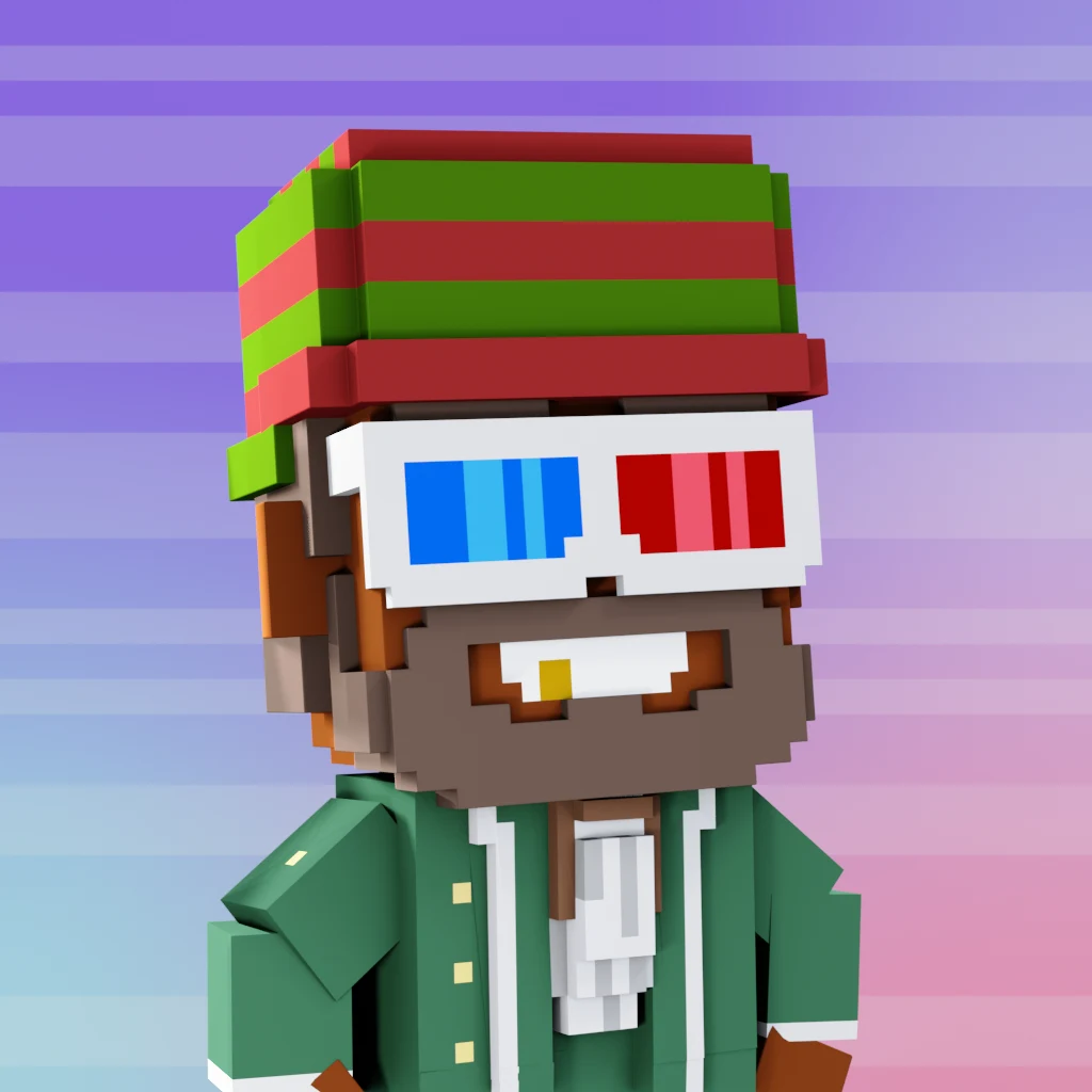 Pirate #7120 voxel render