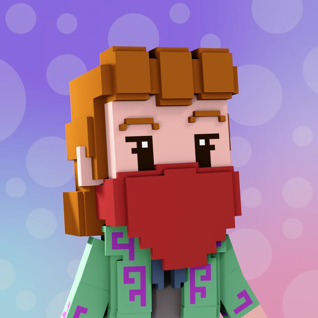 Pirate #7121 voxel render