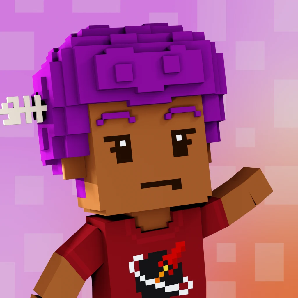 Pirate #7124 voxel render