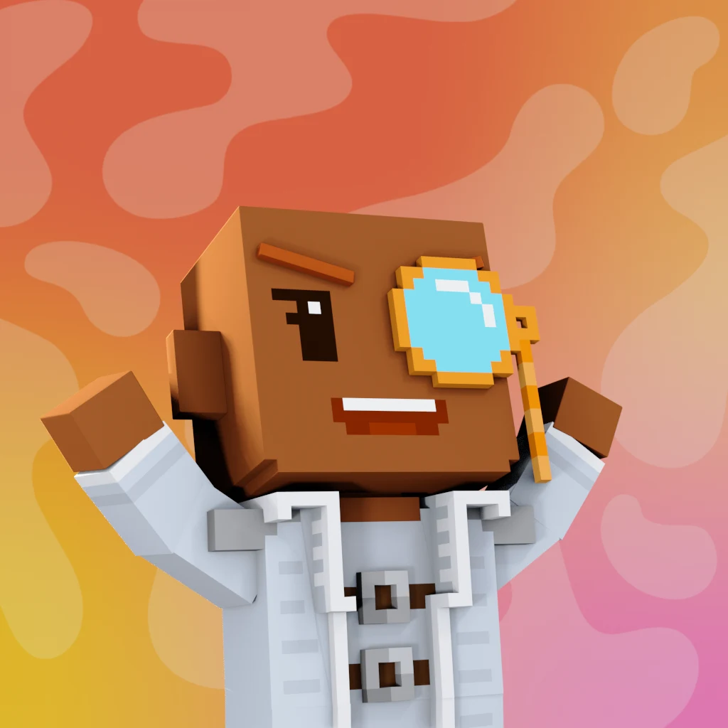 Pirate #7130 voxel render