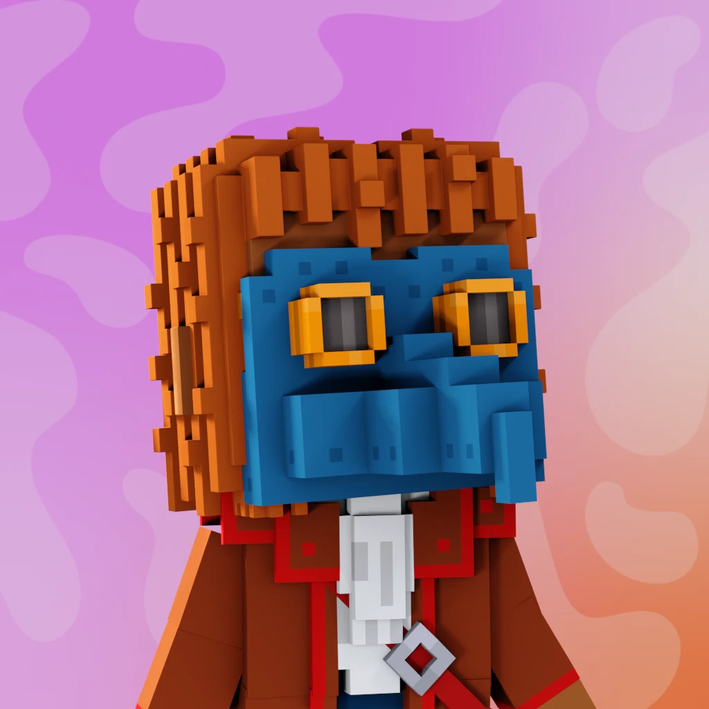 Pirate #7132 voxel render