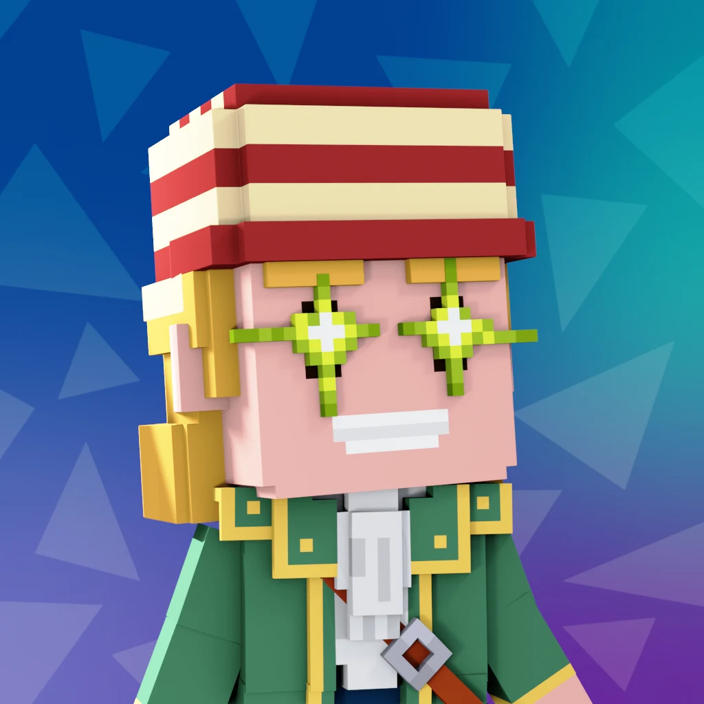 Pirate #7135 voxel render