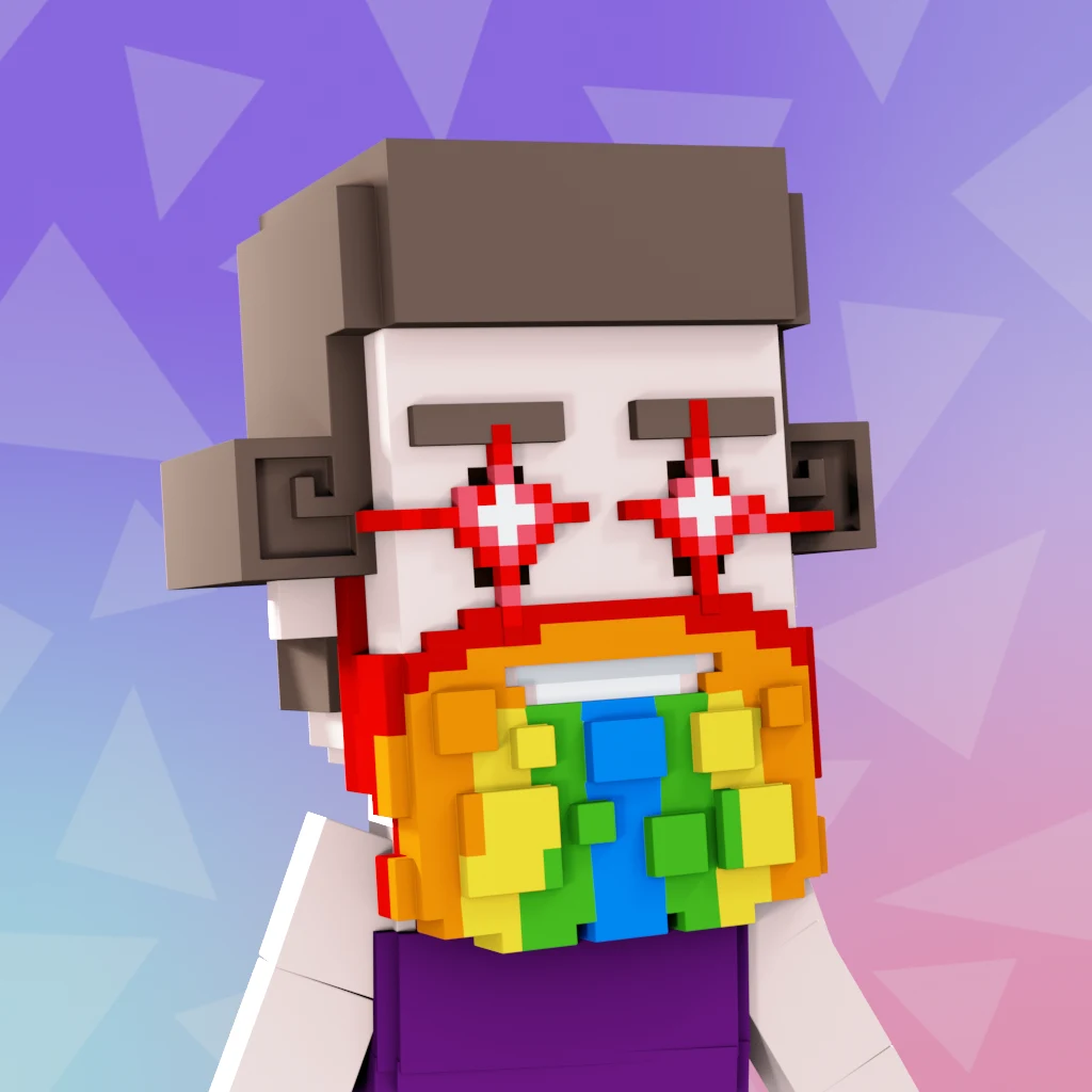 Pirate #7138 voxel render