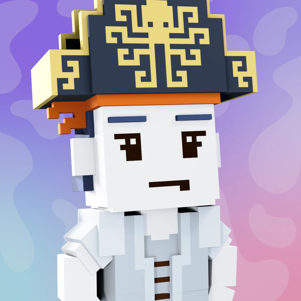 Pirate #7139 voxel render