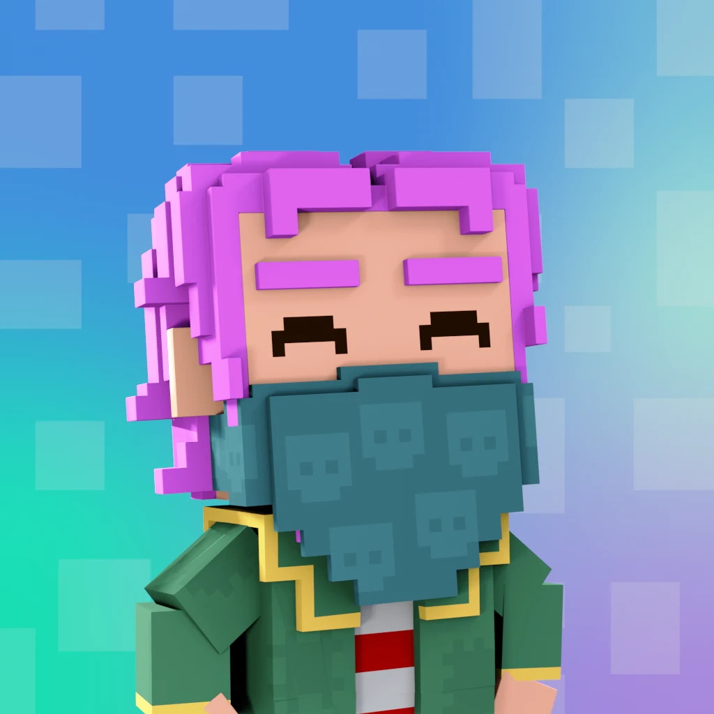 Pirate #7142 voxel render