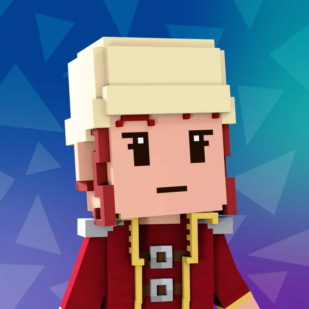 Pirate #7143 voxel render
