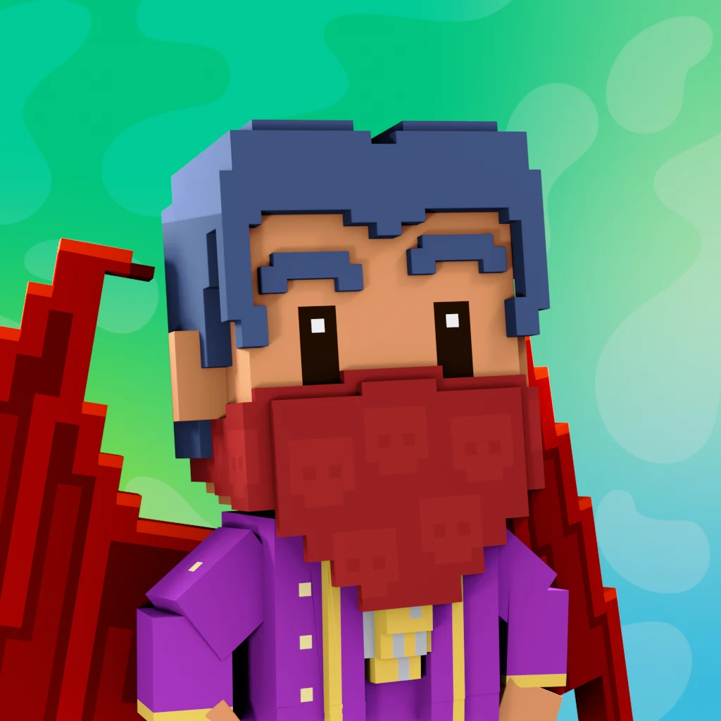 Pirate #7144 voxel render